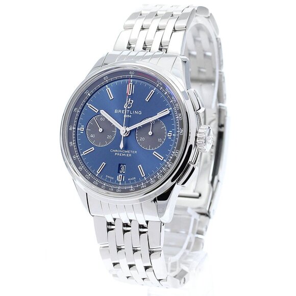 Breitling Other - BREITLING Premier B01 AB0118 Chronograph blue Dial Automatic Men's Watch_876372